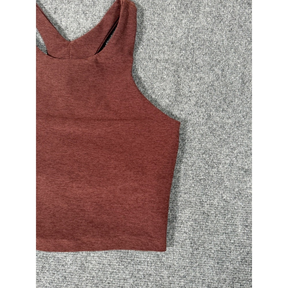 Beyond Yoga Spacedye Refocus Tank Top Womens Size Medium Mahogany Brown Gym - Picture 2 of 14